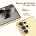 Tech-Protect MagFlex MagSafe Case for Samsung Galaxy S25 Ultra - Transparent Gold - Cell phone cases