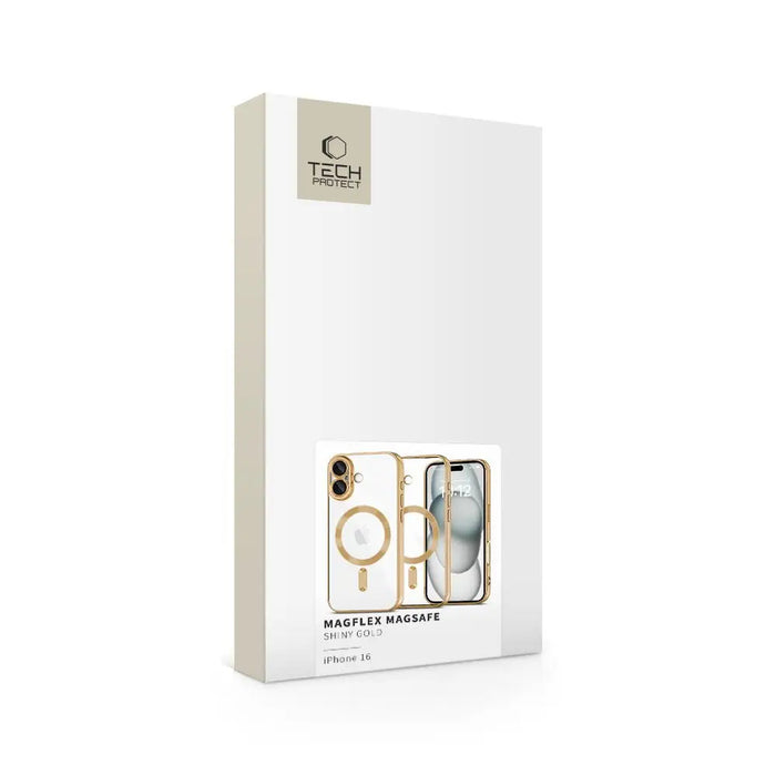 Tech-Protect MagFlex MagSafe iPhone 16 Case - Gold - Cell phone cases and covers<<<HurtelXML
