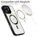 Tech-Protect MagFlex MagSafe iPhone 16 Pro Max Case - Clear with Black Frame - Cell phone cases and covers<<<HurtelXML