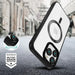 Tech-Protect MagFlex MagSafe iPhone 16 Pro Max Case - Clear with Black Frame - Cell phone cases and covers<<<HurtelXML