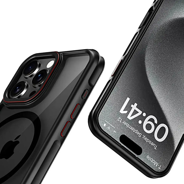 Tech-Protect MagHybrid MagSafe iPhone 16 Pro Case - Black - Cell phone cases and covers<<<HurtelXML