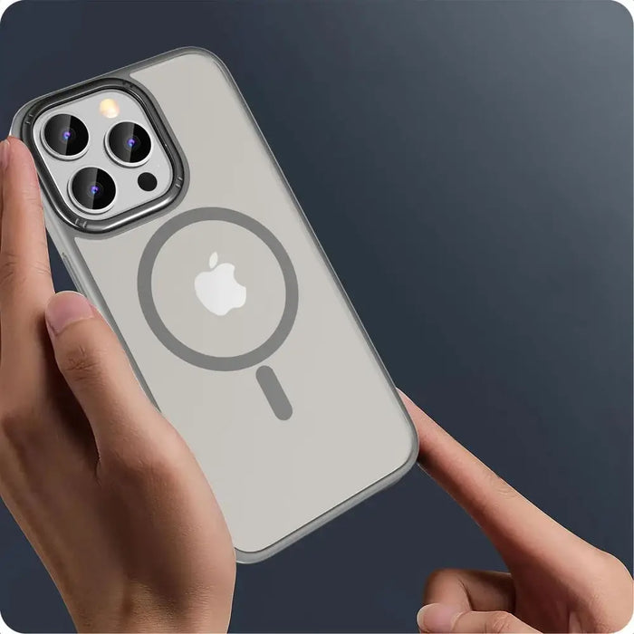 Tech-Protect MagMat 2 MagSafe case for iPhone 15 Pro - titanium matte - Cell phone cases and covers<<<HurtelXML
