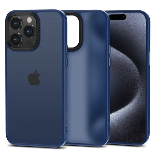 Tech-Protect MagMat iPhone 15 Pro Case - Matte Navy Blue - Cell phone cases and covers<<<HurtelXML
