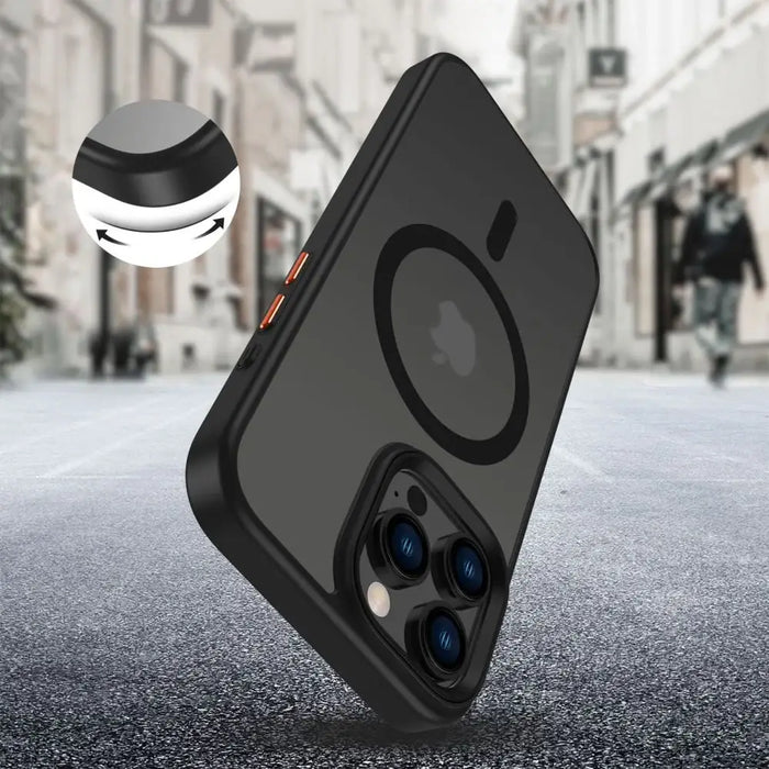 Tech-Protect MagMat Magsafe 3-set iPhone 16 Case - Matte Black - Cell phone cases and covers<<<HurtelXML
