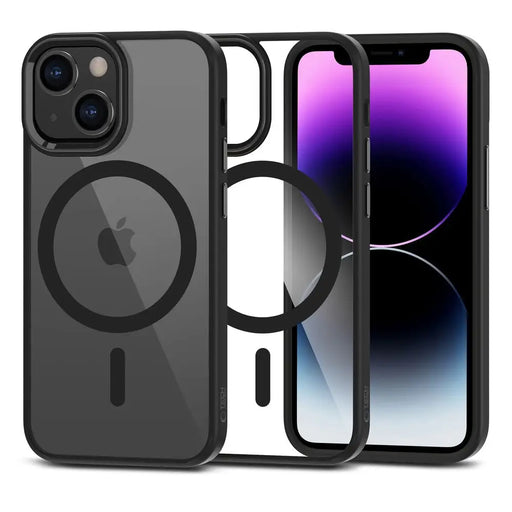 Tech-Protect MagMat MagSafe Case for iPhone 12 mini / 13 mini - Clear Black - Cell phone cases and covers<<<HurtelXML