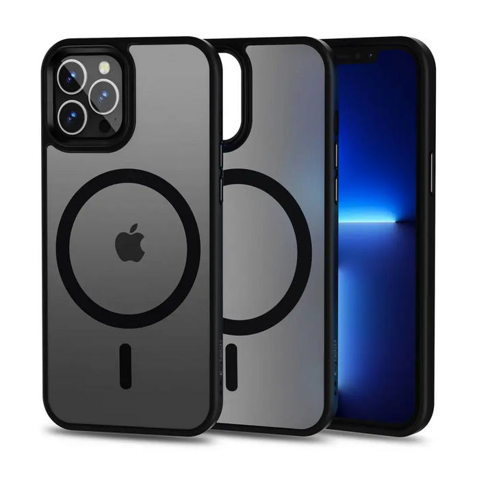 Tech-Protect MagMat MagSafe Case for iPhone 12 Pro Max - Matte Black - Cell phone cases and covers<<<HurtelXML