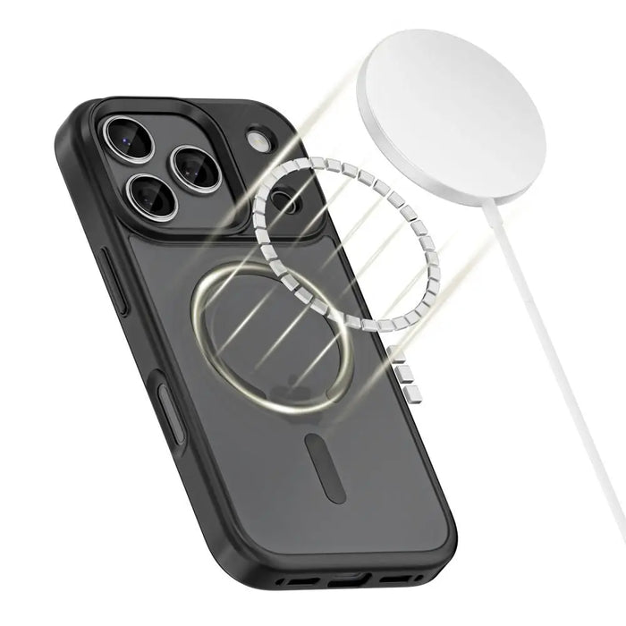 Tech-Protect MagMat MagSafe Case for iPhone 17 Pro Max - Matte Black - Cell phone cases and covers<<<HurtelXML