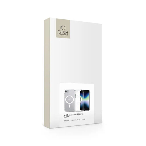Tech-Protect MagMat MagSafe Case for iPhone 7 / 8 / SE 2020 / 2022 - Transparent - Cell phone cases