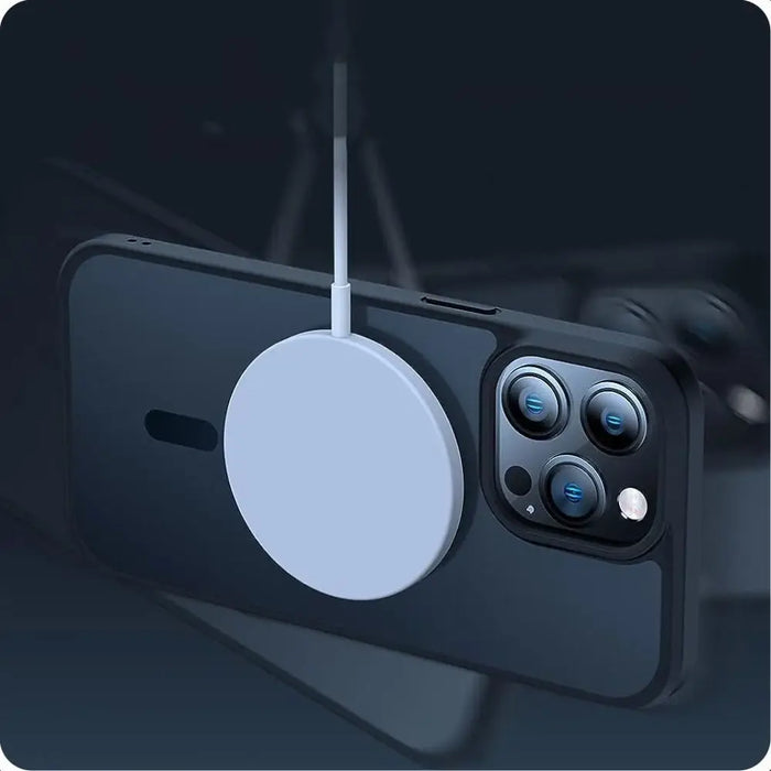 Tech-Protect MagMat MagSafe Case for iPhone 7 / 8 / SE 2020 / 2022 - Transparent Black - Cell phone cases