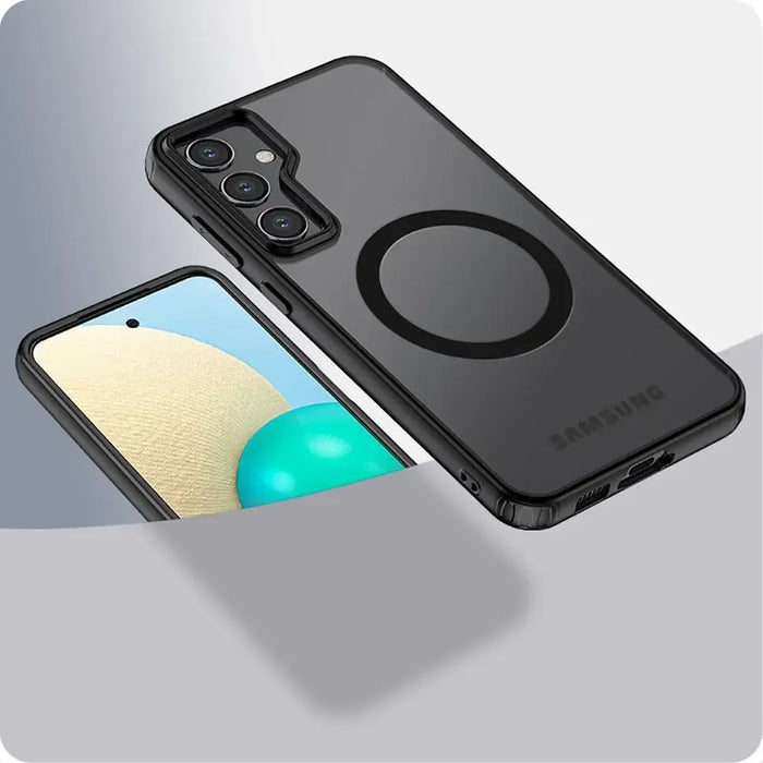 Tech-Protect MagMat MagSafe Case for Samsung Galaxy A55 5G - Matte Black - Cell phone cases and covers<<<HurtelXML