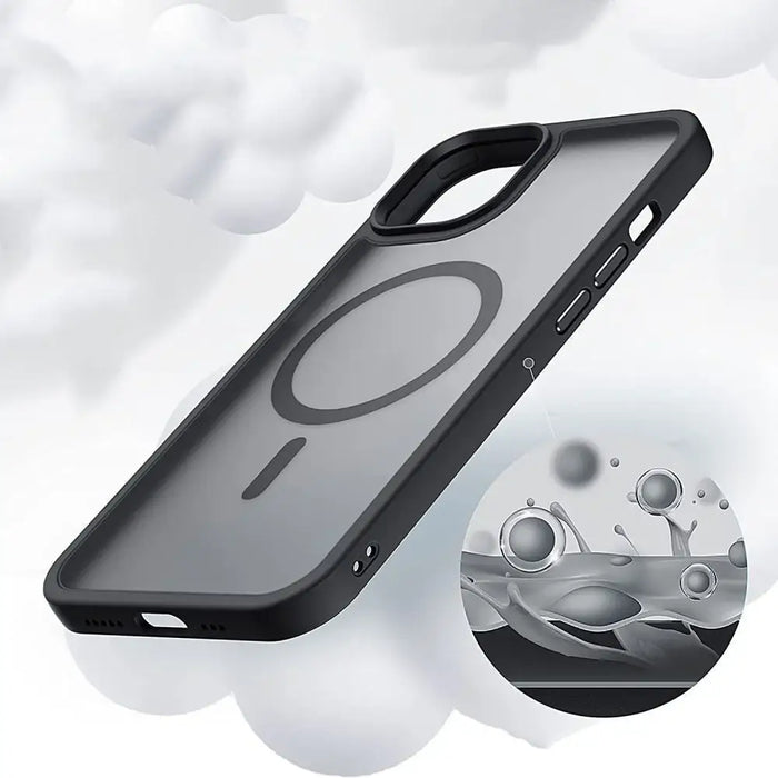 Tech-Protect MagMat MagSafe Case for Samsung Galaxy S23 - Matte Black - Cell phone cases and covers<<<HurtelXML