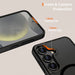 Tech-Protect MagMat MagSafe Case for Samsung Galaxy S25 - Black - Cell phone cases and covers<<<HurtelXML