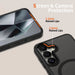 Tech-Protect MagMat MagSafe Case for Samsung Galaxy S25 - Clear Black - Cell phone cases and covers<<<HurtelXML
