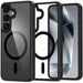 Tech-Protect MagMat MagSafe Case for Samsung Galaxy S25 - Clear Black - Cell phone cases and covers<<<HurtelXML