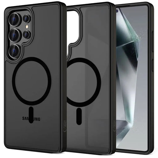 Tech-Protect MagMat MagSafe Case for Samsung Galaxy S25 Ultra - Black - Cell phone cases and covers<<<HurtelXML