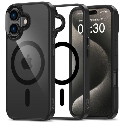 Tech-Protect MagMat MagSafe iPhone 16 Case - Clear - Cell phone cases and covers<<<HurtelXML