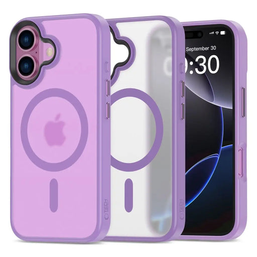 Tech-Protect MagMat MagSafe iPhone 16 Case - Purple - Cell phone cases and covers<<<HurtelXML