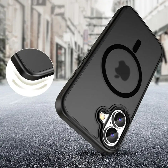 Tech-Protect MagMat MagSafe iPhone 16 Plus Case - Black - Cell phone cases and covers<<<HurtelXML
