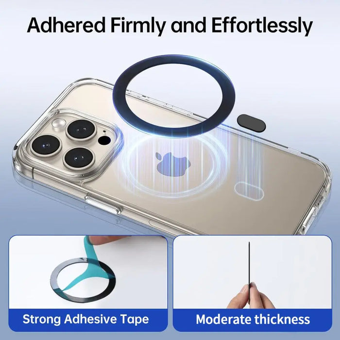 Tech-Protect MagMat MagSafe Magnetic Ring Universal - Black - Cell phone cases and covers<<<HurtelXML