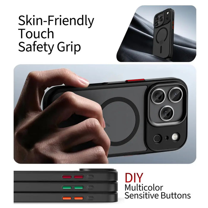 Tech-Protect MagMat XT 4-set MagSafe Case for iPhone 17 Pro Max - Matte Black - Cell phone cases and covers<<<HurtelXML