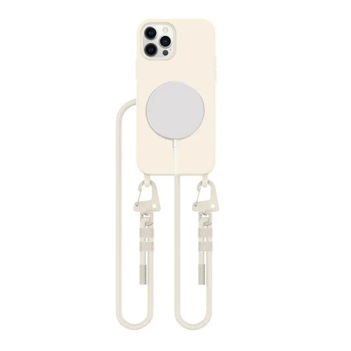 Tech-Protect MagNecklace MagSafe Case for iPhone 12 / 12 Pro - Beige - Cell phone cases and covers<<<HurtelXML