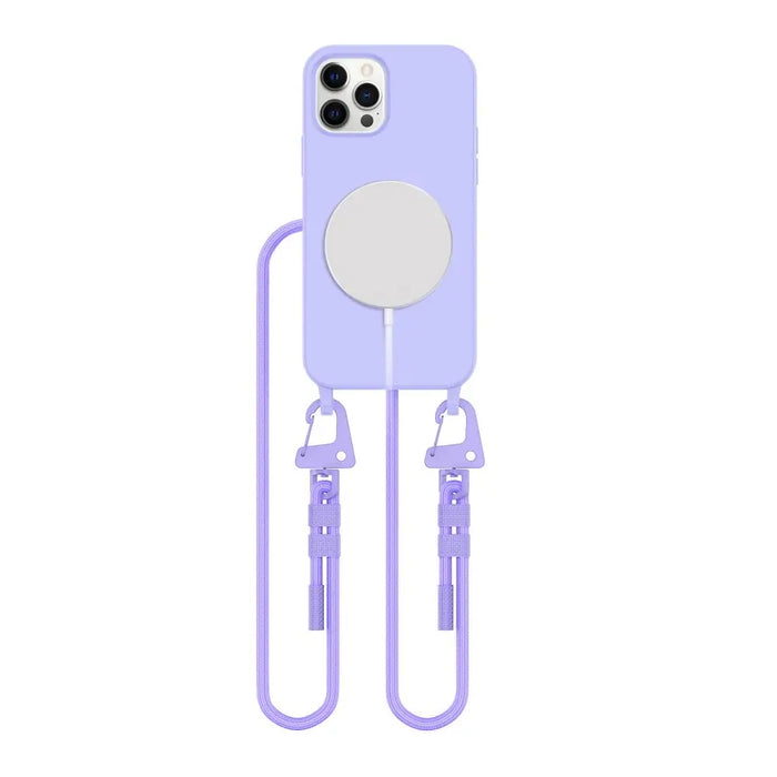Tech-Protect MagNecklace MagSafe Case for iPhone 12 / 12 Pro - Lavender - Cell phone cases and covers<<<HurtelXML