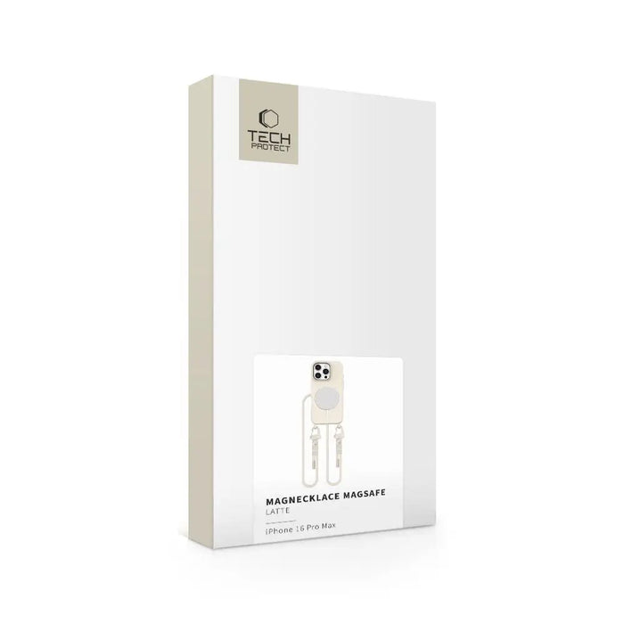 Tech-Protect MagNecklace MagSafe Case for iPhone 16 Pro Max - Beige - Cell phone cases and covers<<<HurtelXML