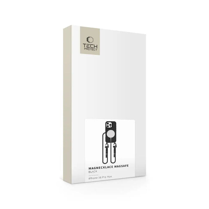 Tech-Protect MagNecklace MagSafe Case for iPhone 16 Pro Max - Black - Cell phone cases and covers<<<HurtelXML