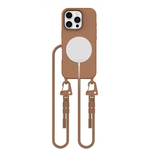 Tech-Protect MagNecklace MagSafe Case for iPhone 16 Pro Max - Brown - Cell phone cases and covers<<<HurtelXML
