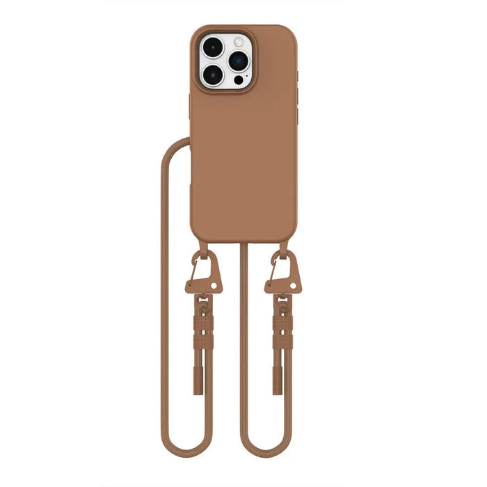 Tech-Protect MagNecklace MagSafe Case for iPhone 16 Pro Max - Brown - Cell phone cases and covers<<<HurtelXML
