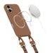 Tech-Protect MagNecklace MagSafe case with lanyard for iPhone 16 - brown - Cell phone cases and covers<<<HurtelXML