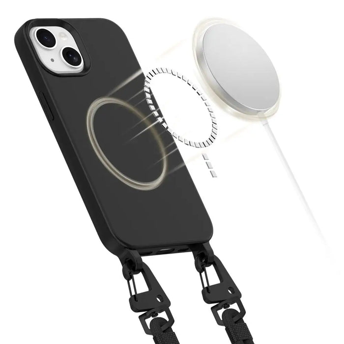 Tech-Protect MagNecklace MagSafe iPhone 13 Case - Black - Cell phone cases and covers<<<HurtelXML