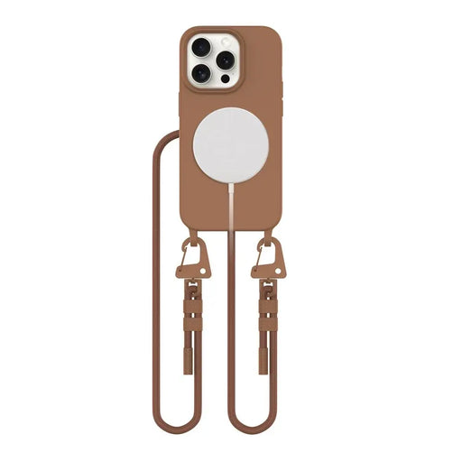 Tech-Protect MagNecklace MagSafe iPhone 15 Pro Case - Brown - Cell phone cases and covers<<<HurtelXML
