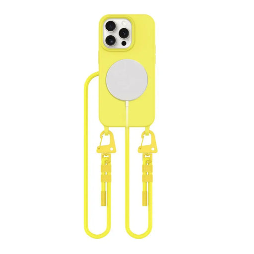 Tech-Protect MagNecklace MagSafe iPhone 15 Pro Case - Yellow - Cell phone cases and covers<<<HurtelXML