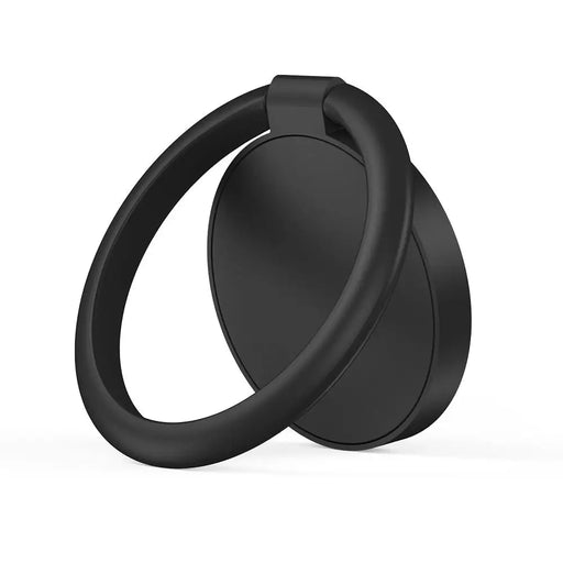 Tech-Protect Magnetic Phone Ring Holder / Ring with Stand Function - Black - Cell phone holders<<<HurtelXML