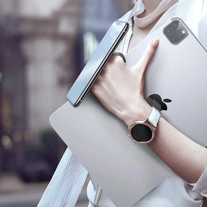 Tech-Protect Magnetic Phone Ring Holder / Ring with Stand Function - Pink Marble - Cell phone holders<<<HurtelXML