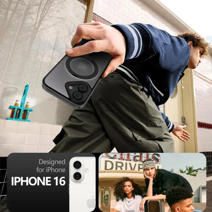 Tech-Protect MagRing MagSafe case for iPhone 16 - translucent - Cell phone cases and covers<<<HurtelXML