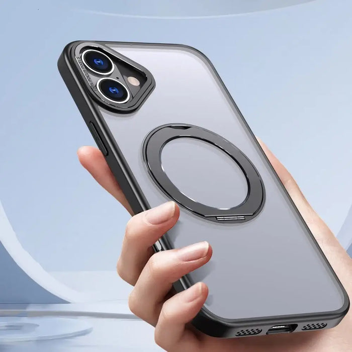 Tech-Protect MagRing MagSafe Case with Stand for iPhone 15 - Black - Cell phone cases and covers<<<HurtelXML