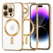 Tech-Protect MagShine Line MagSafe case for iPhone 15 Pro - gold - Cell phone cases and covers<<<HurtelXML