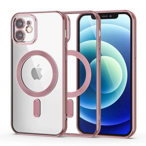 Tech-Protect MagShine Line MagSafe iPhone 12 Case - Pink - Cell phone cases and covers<<<HurtelXML