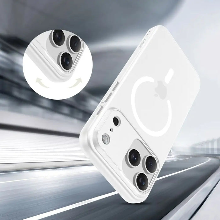 Tech-Protect MagSlim MagSafe Case for iPhone 17 Pro Max - Matte White - Cell phone cases and covers<<<HurtelXML