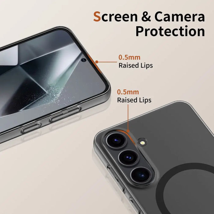 Tech-Protect MagSlim MagSafe Case for Samsung Galaxy S25 - Black - Cell phone cases and covers<<<HurtelXML
