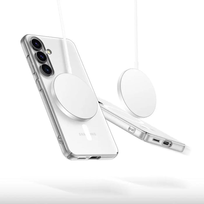 Tech-Protect MagSlim MagSafe Case for Samsung Galaxy S25 - Clear - Cell phone cases and covers<<<HurtelXML
