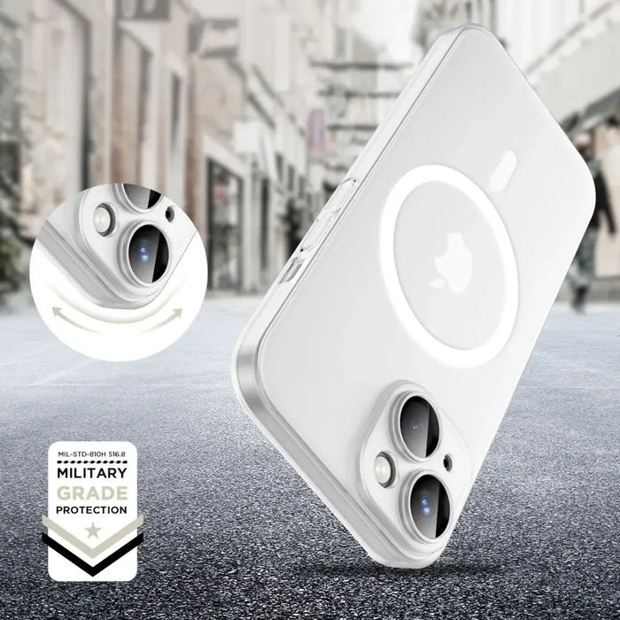 Tech-Protect MagSlim MagSafe iPhone 15 Case - White - Cell phone cases and covers<<<HurtelXML