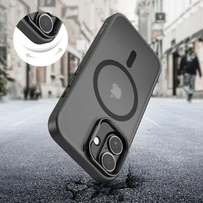 Tech-Protect MagStand MagSafe case for iPhone 17 - matte black - Cell phone cases and covers<<<HurtelXML