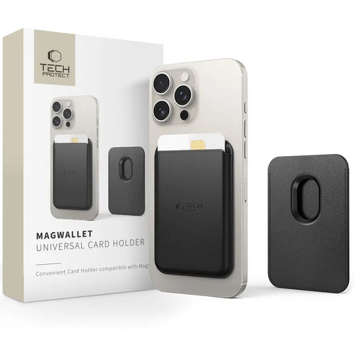 Tech-Protect MagWallet Magsafe card case - black - Cell phone cases and covers<<<HurtelXML