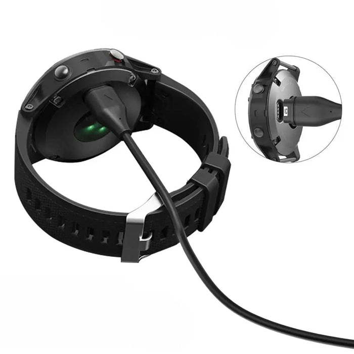 Tech-Protect MC04 UltraBoost USB-A Cable for Garmin Watch 1m - Black - Cables and tapes<<<HurtelXML