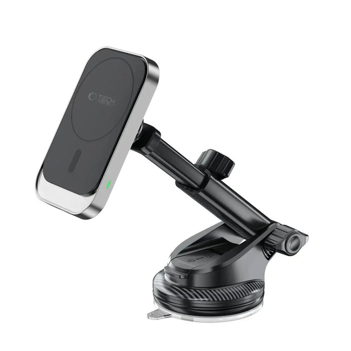 Tech-Protect MM15W-V9 Car Holder with MagSafe for Dashboard and Air Vent 15W - Black - Cell phone holders<<<HurtelXML