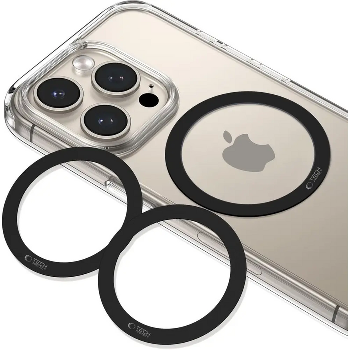 Tech-Protect MMP-110 2in1 MagSafe ring - black / black - Cell phone holders<<<HurtelXML
