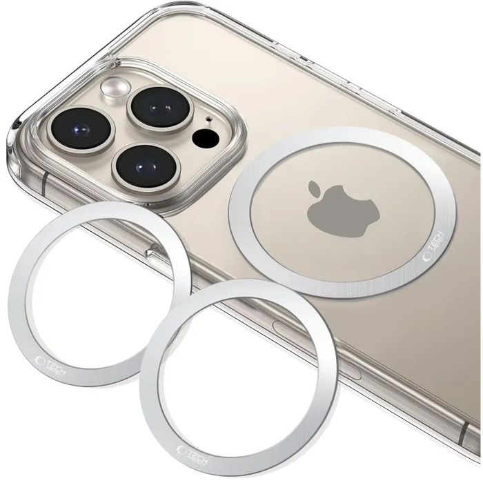 Tech-Protect MMP-110 2in1 MagSafe Ring - Silver / Silver - Cell phone holders<<<HurtelXML